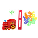 Creative Plastic Dominoes Building Blocks Electric Train Track Kids Developmental Toy