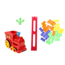 Creative Plastic Dominoes Building Blocks Electric Train Track Kids Developmental Toy