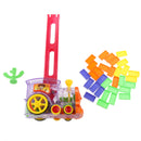 Creative Plastic Dominoes Building Blocks Electric Train Track Kids Developmental Toy