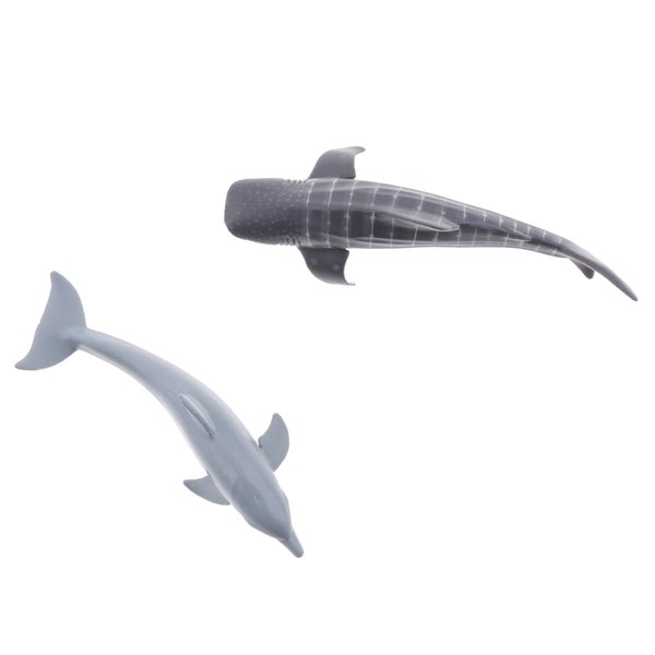 1 Set of 4PCS Plastic Marine Animal Model B Figures Model Kids Children Science Educational Room Decor Toy Gift