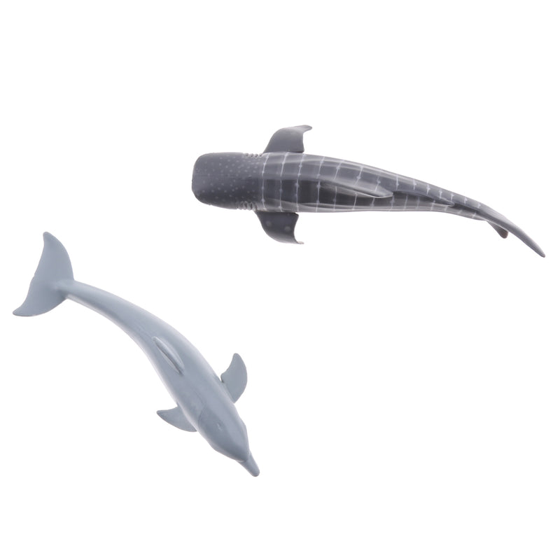 1 Set of 4PCS Plastic Marine Animal Model B Figures Model Kids Children Science Educational Room Decor Toy Gift