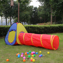 3 In1 Portable Baby Kids Play Ball Pit Indoor Outdoor Pop Up Tent Tunnel Set