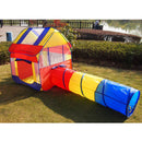 2 In1 Portable Kids Children Playhouse Indoor Outdoor Pop Up Tent Tunnel Set