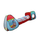 3 In1 Portable Kids Pop Up Tunnel Playhouse Ball Pit Indoor Outdoor Game Fun Set Children Toy