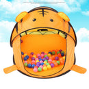 Portable Cute Orange Tiger Kids Children Indoor Outdoor Pop Up Play Tent Toy