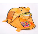 Portable Cute Orange Tiger Kids Children Indoor Outdoor Pop Up Play Tent Toy