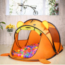 Portable Cute Orange Tiger Kids Children Indoor Outdoor Pop Up Play Tent Toy