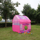 Portable Pink Princess Kids Girls Play House Indoor Outdoor Pop Up Tent Toy