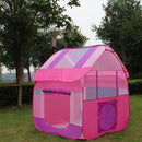 Portable Pink Princess Kids Girls Play House Indoor Outdoor Pop Up Tent Toy