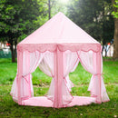 Pink Princess Portable Playhouse Indoor & Outdoor Kids Play Tent Castle Toy