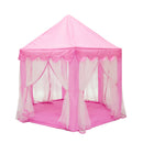Pink Princess Portable Playhouse Indoor & Outdoor Kids Play Tent Castle Toy
