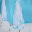 Portable Blue Play Tent Kids Girls Princess Castle Fairy Netting Castle Hexagon House