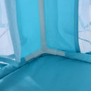 Portable Blue Play Tent Kids Girls Princess Castle Fairy Netting Castle Hexagon House