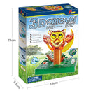Preschoolers Kids Children Science Educational 3D Electric Owl Puzzle Toy Gift