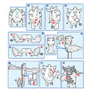 Preschoolers Kids Children Science Educational 3D Electric Owl Puzzle Toy Gift