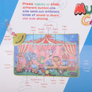 Cartoon Multifunction Crawling Musical Carpet Kids Play Mat Baby Floor Activity Blanket Game Rug Toy Gift