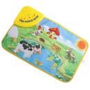 Magicdeal Kids Baby Toddlers Simulation Farm Animal Music Carpet Music Touch Play Singing Gym Carpet Mat Toy Gift