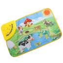 Magicdeal Kids Baby Toddlers Simulation Farm Animal Music Carpet Music Touch Play Singing Gym Carpet Mat Toy Gift