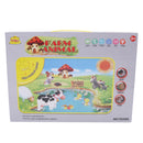 Magicdeal Kids Baby Toddlers Simulation Farm Animal Music Carpet Music Touch Play Singing Gym Carpet Mat Toy Gift