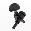 3R3L Black Machine Heads for Steel String/Electric Guitars Gear Ratio: 1/15
