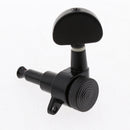 3R3L Black Machine Heads for Steel String/Electric Guitars Gear Ratio: 1/15