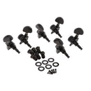 3R3L Black Machine Heads for Steel String/Electric Guitars Gear Ratio: 1/15