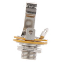 Electric Guitar/Bass Output Jack Socket 6.35mm 1/4''-Zinc Alloy & Copper