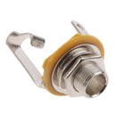Electric Guitar/Bass Output Jack Socket 6.35mm 1/4''-Zinc Alloy & Copper