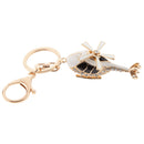 Exquisite Key Ring Helicopter Keychains Key Ring Fashion Souvenir for Women