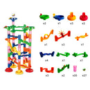 Marble Runs Race DIY Building Construction Blocks Kids Toy Gift 74pcs/Set