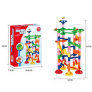 Marble Runs Race DIY Building Construction Blocks Kids Toy Gift 74pcs/Set