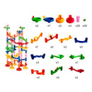 Marble Runs Race DIY Building Construction Blocks Kids Toy Gift 91pcs/Set