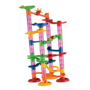 80pcs Marble Runs Race DIY Building Construction Blocks Kids Toy Gift