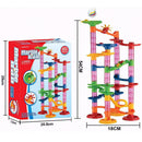 80pcs Marble Runs Race DIY Building Construction Blocks Kids Toy Gift