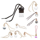 Car Fragrance Clear Empty Refillable Perfume Air Freshener Hanging Bottle
