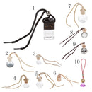 Car Fragrance Clear Empty Refillable Perfume Air Freshener Hanging Bottle