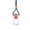 Car Fragrance Clear Empty Refillable Perfume Air Freshener Hanging Bottle