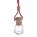 Car Fragrance Clear Empty Refillable Perfume Air Freshener Hanging Bottle