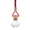 Car Fragrance Clear Empty Refillable Perfume Air Freshener Hanging Bottle