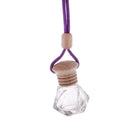 Car Fragrance Clear Empty Refillable Perfume Air Freshener Hanging Bottle