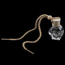 Charm Empty Glass Perfume Bottle Pendant for Car Hanging Decor Flower