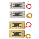 Mini Humbucker Pickup for 6-String Rickenbacker Electric Bass Guitar Silver
