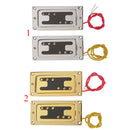 Mini Humbucker Pickup for 6-String Rickenbacker Electric Bass Guitar Silver