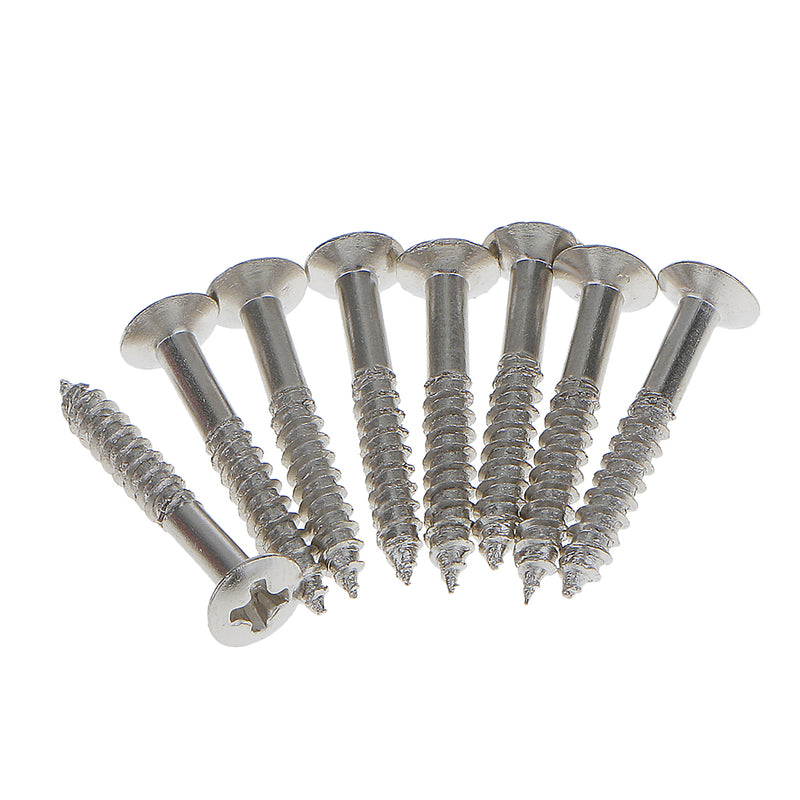 1 Set Of 6-String Mini Adjustable Pickup With Screws FIT FOR Electric Bass Guitar Accessories Silver