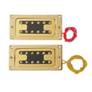 Double Columns Humbucker Pickup for Rickenbacker Electric Bass Guitar Golden