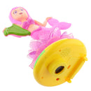Mermaid Toy Rotating Moving Base Xmas Music Box Decor Baby Flash Light Toy