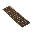 Black Ultra Thin Violin Fingerboard Note Sticker Guide Tape for 4/4 Instruments