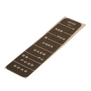 Black Ultra Thin Violin Fingerboard Note Sticker Guide Tape for 4/4 Instruments