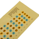 Unltra Thin Fretboard Note Sticker Inlay Marker Electric Bass Learners Exercise Aid