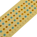 Unltra Thin Fretboard Note Sticker Inlay Marker Electric Bass Learners Exercise Aid